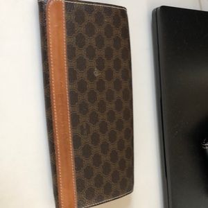 Used Celine leather wallet.